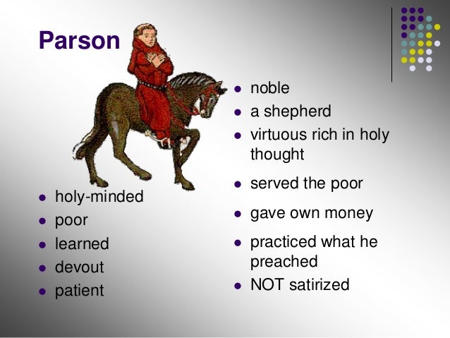 Canterbury tales parson essays the parson canterbury tales clothing
